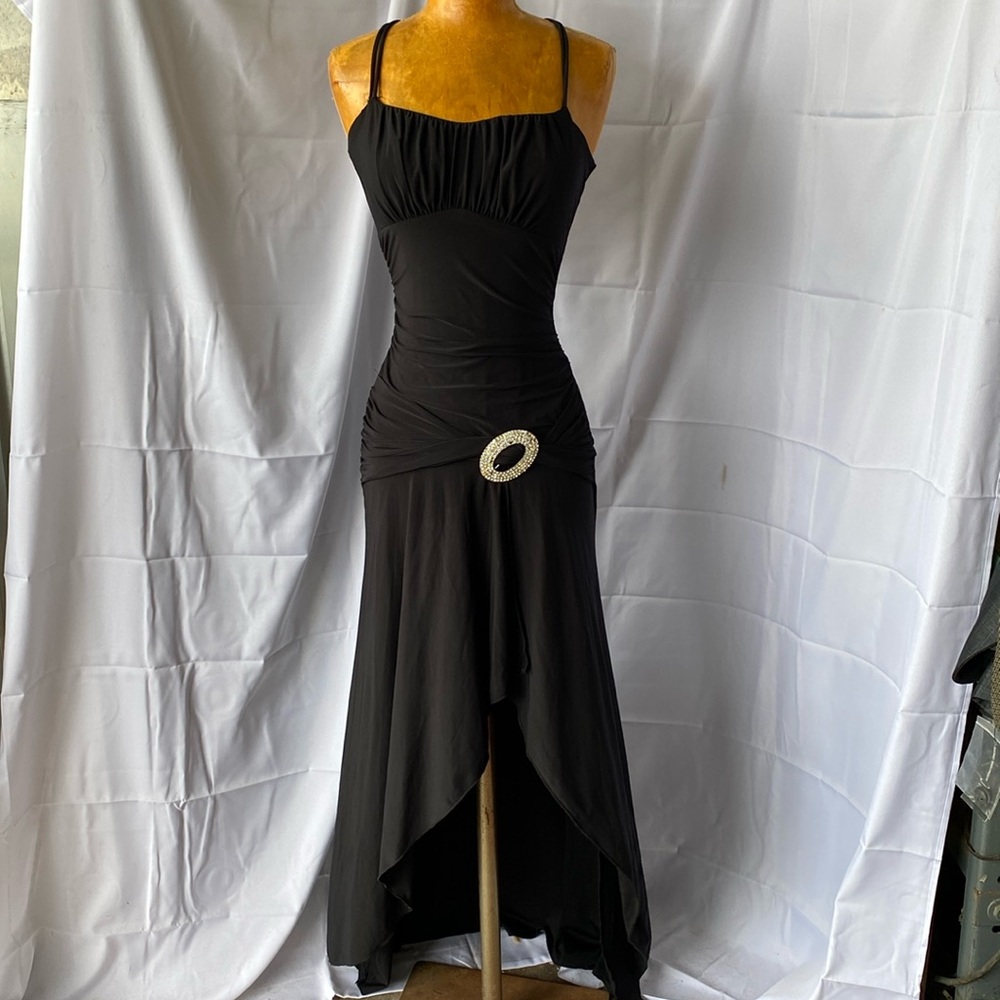 Black evening vintage dress